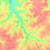 Bella Vista topographic map, elevation, terrain