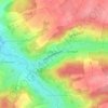 Gersbach topographic map, elevation, terrain