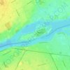 Detroit River topographic map, elevation, terrain