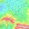 El Mirador topographic map, elevation, terrain