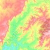 Crudine River topographic map, elevation, terrain