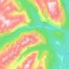 Ball Creek topographic map, elevation, terrain