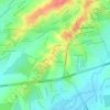 Perisur topographic map, elevation, terrain