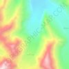 Miar Glacier topographic map, elevation, terrain