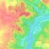 Castle Rock State Park topographic map, elevation, terrain