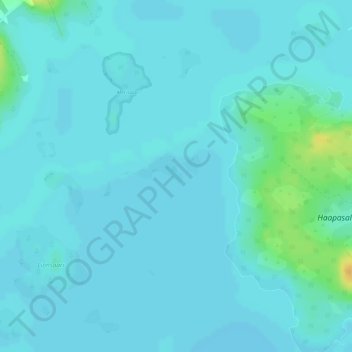 Karjusaari topographic map, elevation, terrain