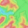 Wellington Dam topographic map, elevation, terrain