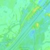 Le Rhin topographic map, elevation, terrain