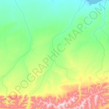 Katakturuk River topographic map, elevation, terrain