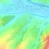 Мир topographic map, elevation, terrain