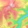 Baram topographic map, elevation, terrain