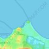 Little Beach topographic map, elevation, terrain