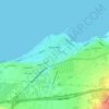 Corinth topographic map, elevation, terrain