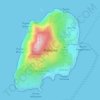 Panarea topographic map, elevation, terrain