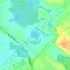 Lough Sheever topographic map, elevation, terrain