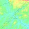 Rio Paraíba topographic map, elevation, terrain