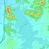 大溪水库 topographic map, elevation, terrain