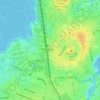 Māngere-Ōtāhuhu topographic map, elevation, terrain