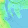 Webb Dock topographic map, elevation, terrain