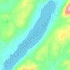 Lake McDonald topographic map, elevation, terrain