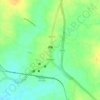 Omalur topographic map, elevation, terrain