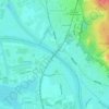 Maas topographic map, elevation, terrain
