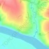 Дмитриевка topographic map, elevation, terrain