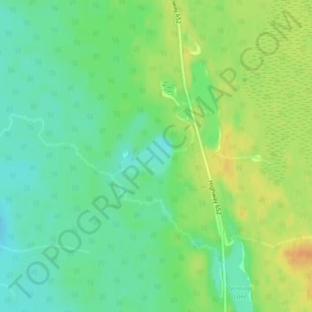 Lady Lake topographic map, elevation, terrain