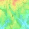 Louise Lake topographic map, elevation, terrain