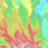 Coomera River topographic map, elevation, terrain