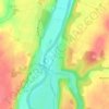 La Vienne topographic map, elevation, terrain