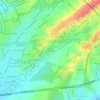 Colinas del Bosque topographic map, elevation, terrain