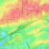 Howard Lake topographic map, elevation, terrain