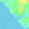 Loc'h Kerdalle topographic map, elevation, terrain