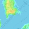 Fort Wetherill topographic map, elevation, terrain