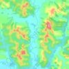 Hikurangi River topographic map, elevation, terrain