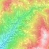 Fersental topographic map, elevation, terrain