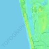 Tennyson Beach topographic map, elevation, terrain