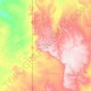 Gilf Kebir topographic map, elevation, terrain