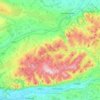 Ochil Hills topographic map, elevation, terrain