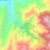 Toche topographic map, elevation, terrain