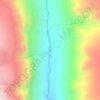 Kern River topographic map, elevation, terrain
