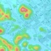 足灯屯 topographic map, elevation, terrain