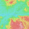 Orinoco topographic map, elevation, terrain