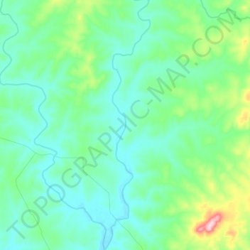 Avestruz Chico topographic map, elevation, terrain