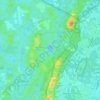 Oosterplas topographic map, elevation, terrain