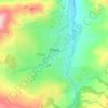 Berd topographic map, elevation, terrain