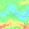 Шадрина topographic map, elevation, terrain