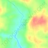 Косогор topographic map, elevation, terrain