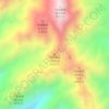 1m Solar Telescope at 4000m elevation platform, NAOC topographic map, elevation, terrain